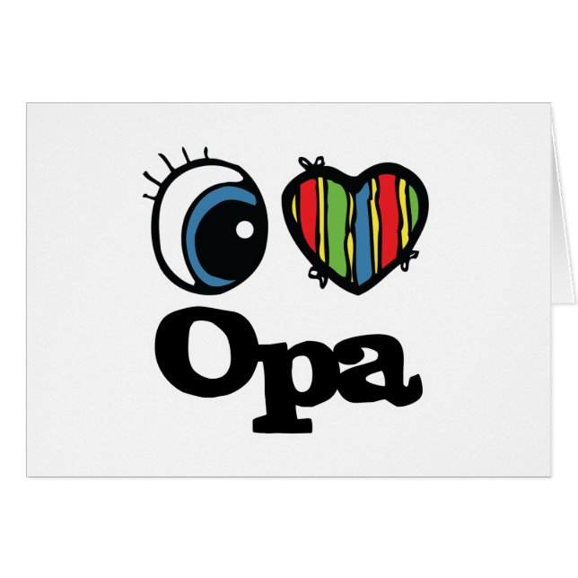 I Coeur (Amour) Opa (Devant horizontal)