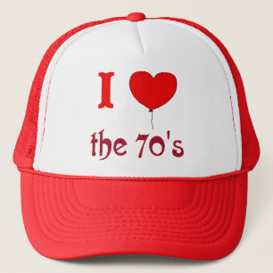 I coeur le casquette vintage de style des années