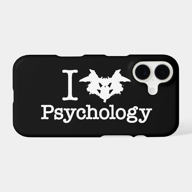I Coeur (Rorschach Inkblot) Psychologie (Verso (Horizontal))