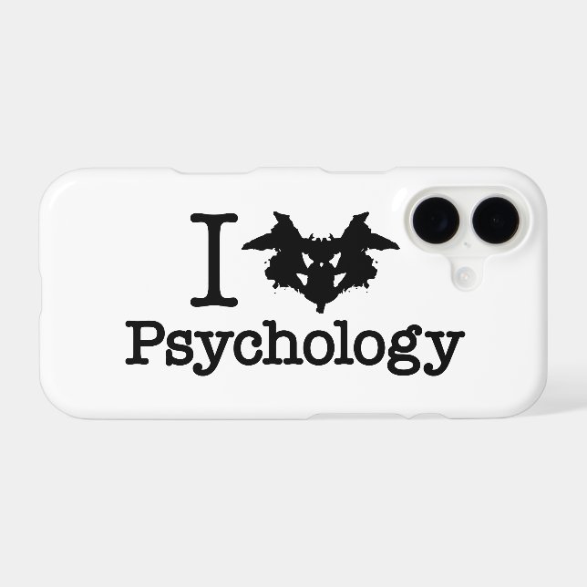 I Coeur (Rorschach Inkblot) Psychologie (Verso (Horizontal))