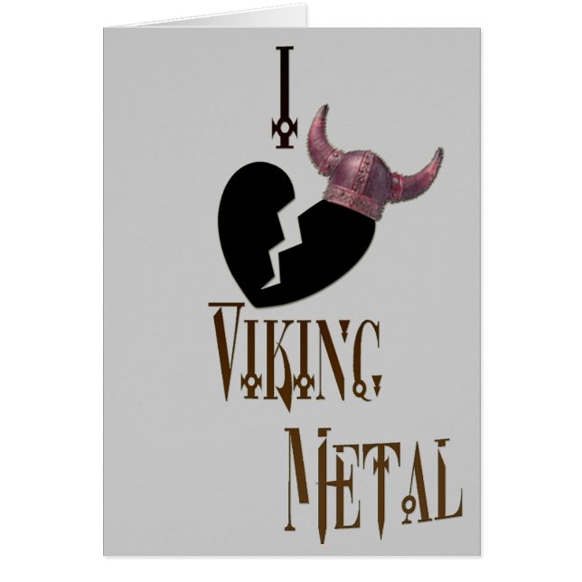 *I - coeur Viking Metal* (Devant)