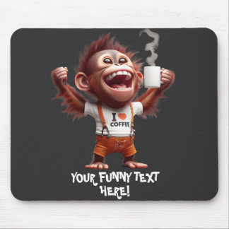 I ♥ Coffee Mouse Pad