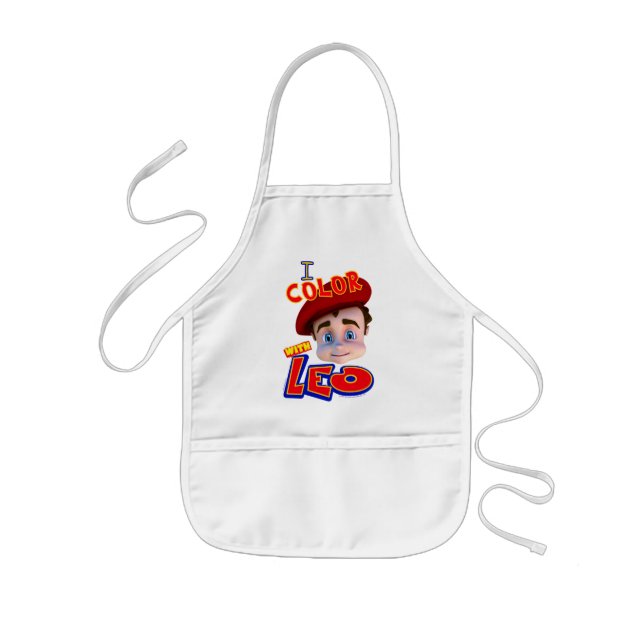 I Colour with Leo Apron (Front)