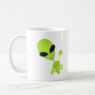 I Come in Peace Alien Coffee Mug