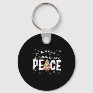 I Come In Peace Couple Matching Ugly Christmas Swe Keychain