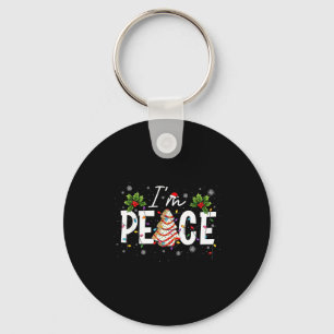 I Come In Peace I'm Peace Couple Ugly Christmas Sw Keychain