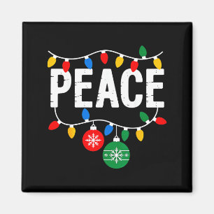 I Come In Peace Matching Family Christmas Couple  Magnet