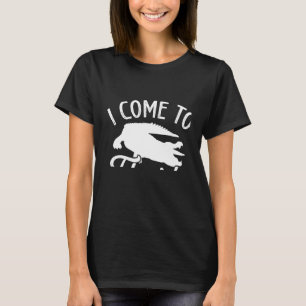 I Come To Florida For The Locals Backprint Alligat T-Shirt