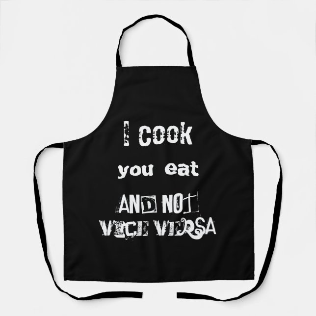 I cook apron (Front)