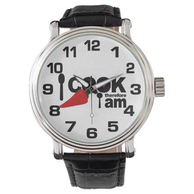I Cook Therefore I Am watches (Front)