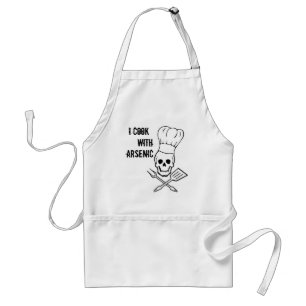 'I cook with arsenic' chef's apron