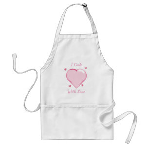 I Cook With Love Apron (Customizable)