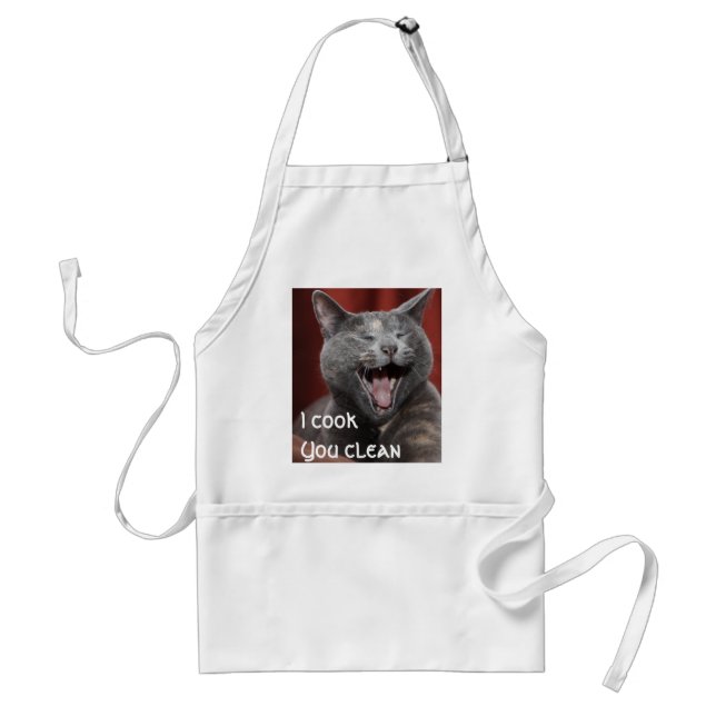 I cook You clean Standard Apron (Front)