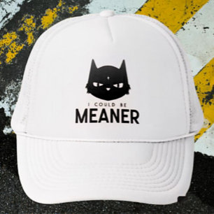 I Could Be Meaner   Grumpy Cat Trucker Hat