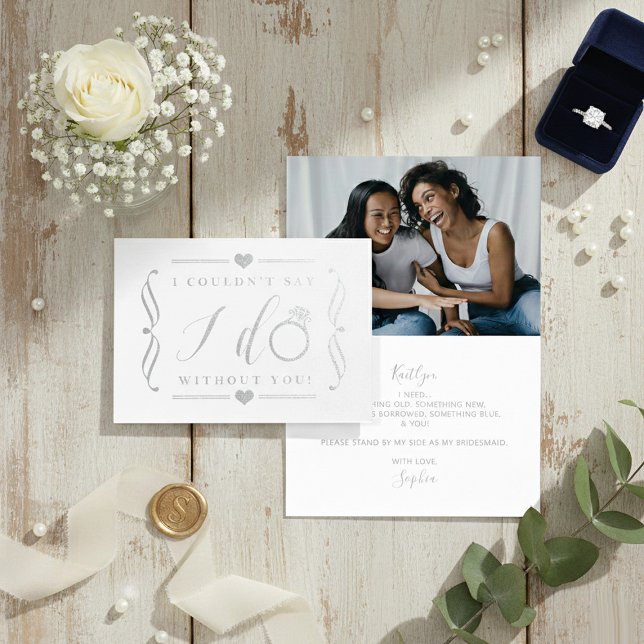 I Couldn't Say I Do Without You | Silver Foil Card (Creator Uploaded)