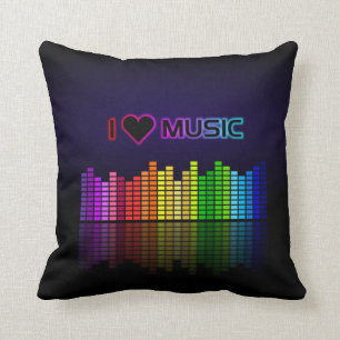 i coussin d'égaliseur de musique cardiaque