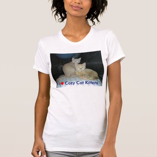 I ♥ Cozy Cat Kittens, I heart Cozy Cat kittens T-Shirt