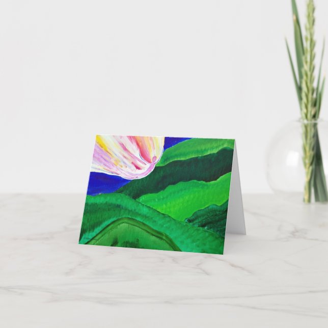 I Create, greeting card by Mark Easton (Front)