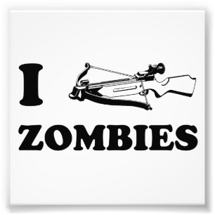 I Crossbow Zombies Photo Print