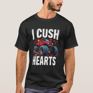 I Crush Hearts Funny Valentineu2019s Day Design fo T-Shirt