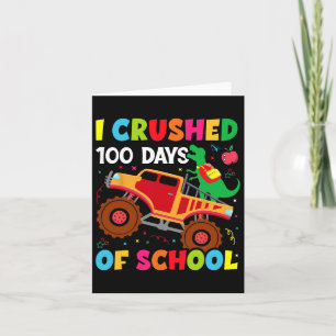 I Crushed 100 Days Of School 1  Card