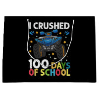 I Crushed 100 Days of School Monster Truck Boys