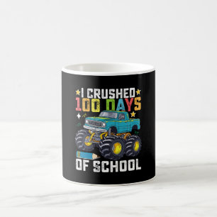 I Crushed 100 Days Of School Monster Truck Coffee Mug