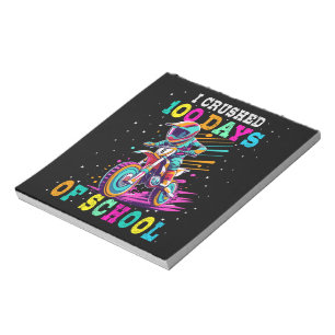 I crushed 100 days of school Motocross Notepad