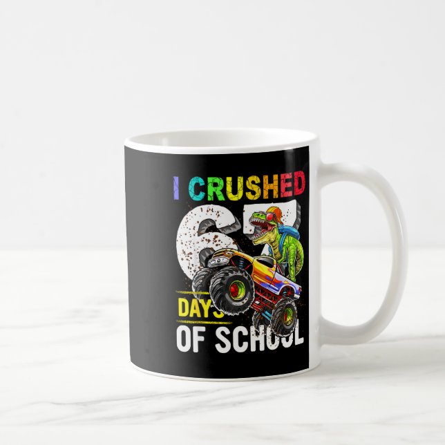 I Crushed 67 Days Of School Funny Six Seven Meme B Coffee Mug (Right)