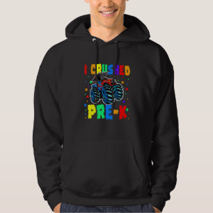 I Crushed Pre-K Monster Truck Graduation Cap Shirt