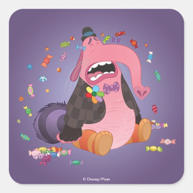 I Cry Candy Square Sticker (Front)