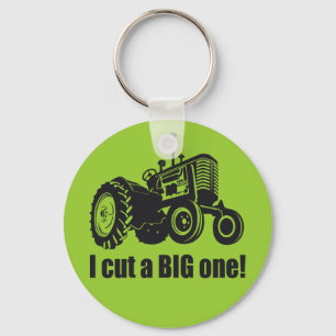 I Cut A Big One - Pride! Keychain
