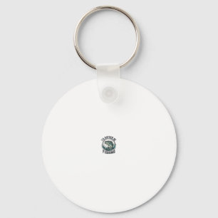 I’d Rather Be Fishing Vintage Bass Fisherman T-Shi Keychain