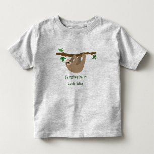 I’d rather be in Costa Rica, personalized Toddler T-shirt
