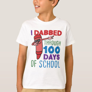 I Dabbed Through 100 Days of School Pencil T-Shirt
