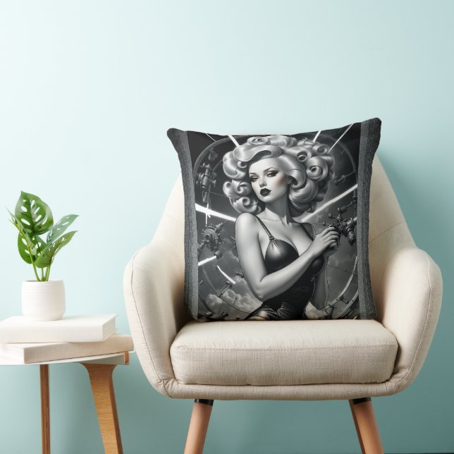 I Dabble In Mechanical Engineering by Xzendor7 Throw Pillow (Chair)