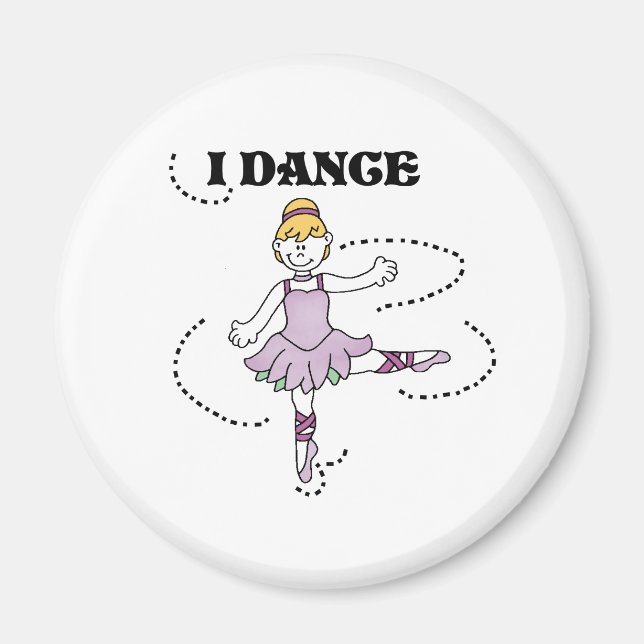 I Dance Ballerina Magnet (Front)