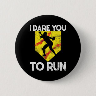 I Dare You To Run Softll Catcher Game Day Vibes So 2 Inch Round Button