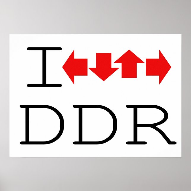 I DDR POSTER (Front)