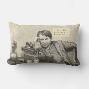 I Definitely Need More Bandwidth Lumbar Pillow