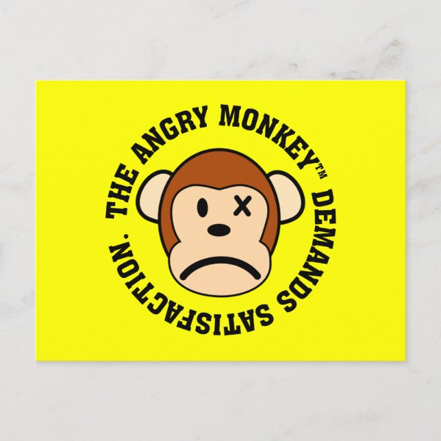 I demand satisfaction postcard (Front)