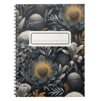  I Deserve to Heal – Moody Botanical Design  Notebook
