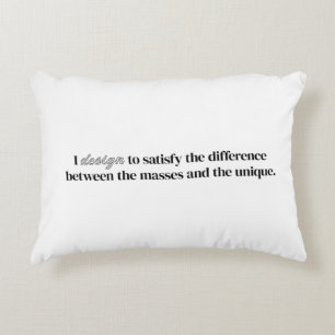 I Design Accent Pillow