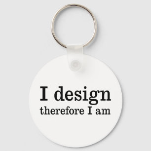 I Design Keychain