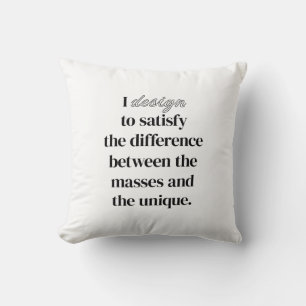 I Design Throw Pillow