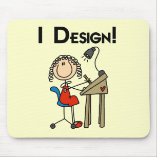 I Design Tshirts and Gifts Mouse Pad