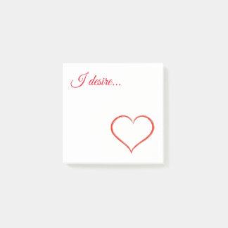 I desire post-it notes