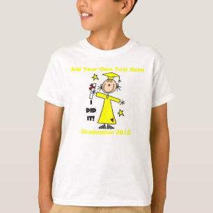 I Did It Girl Grad Customized T-shirt