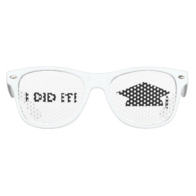 "I Did It!" Graduation Party Shades (Front)