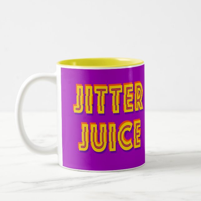 I did not have too much coffee. I'm fine. Two-Tone Coffee Mug (Left)